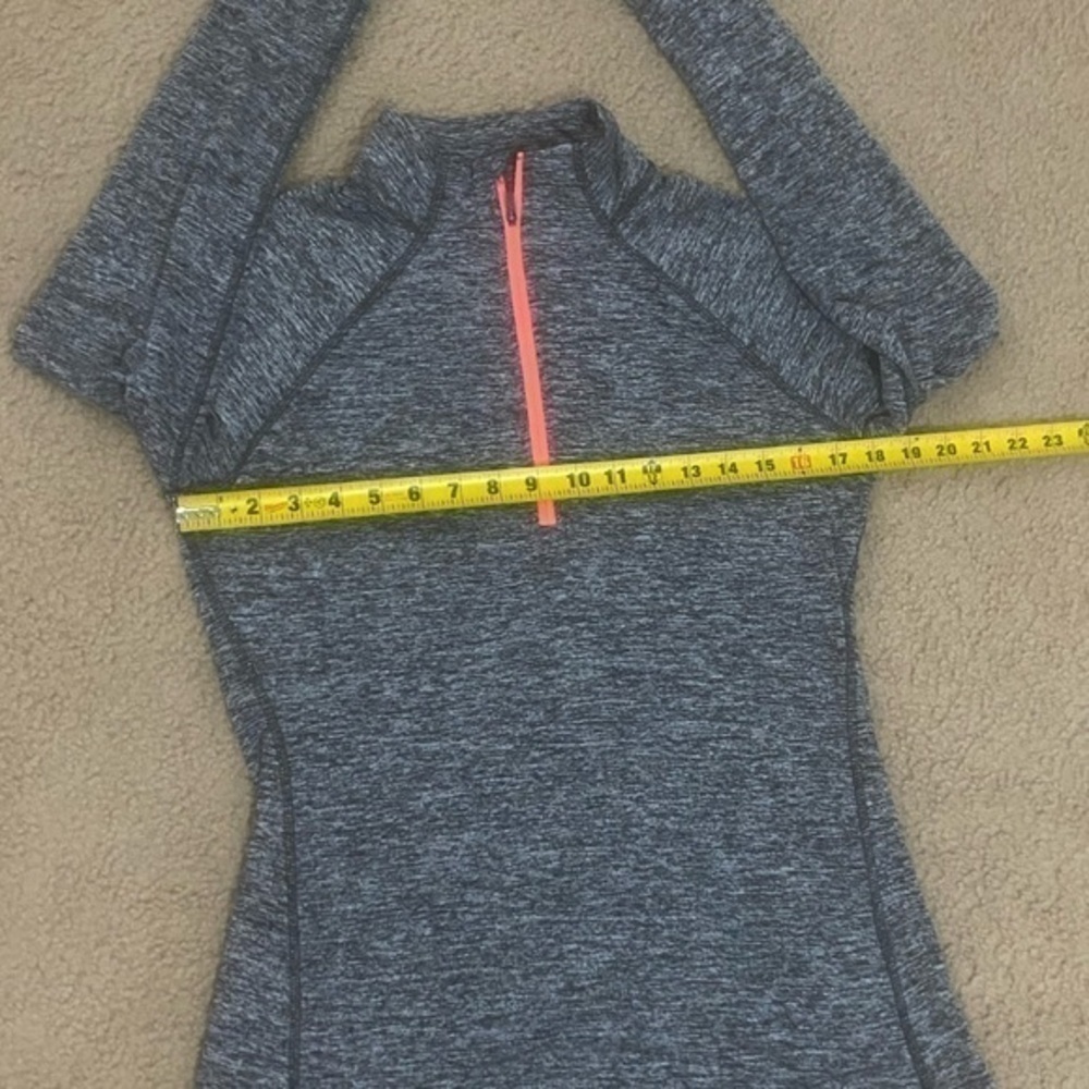 Tangerine Women’s Medium Half Zip Athletic Pullover - Picture 8 of 8